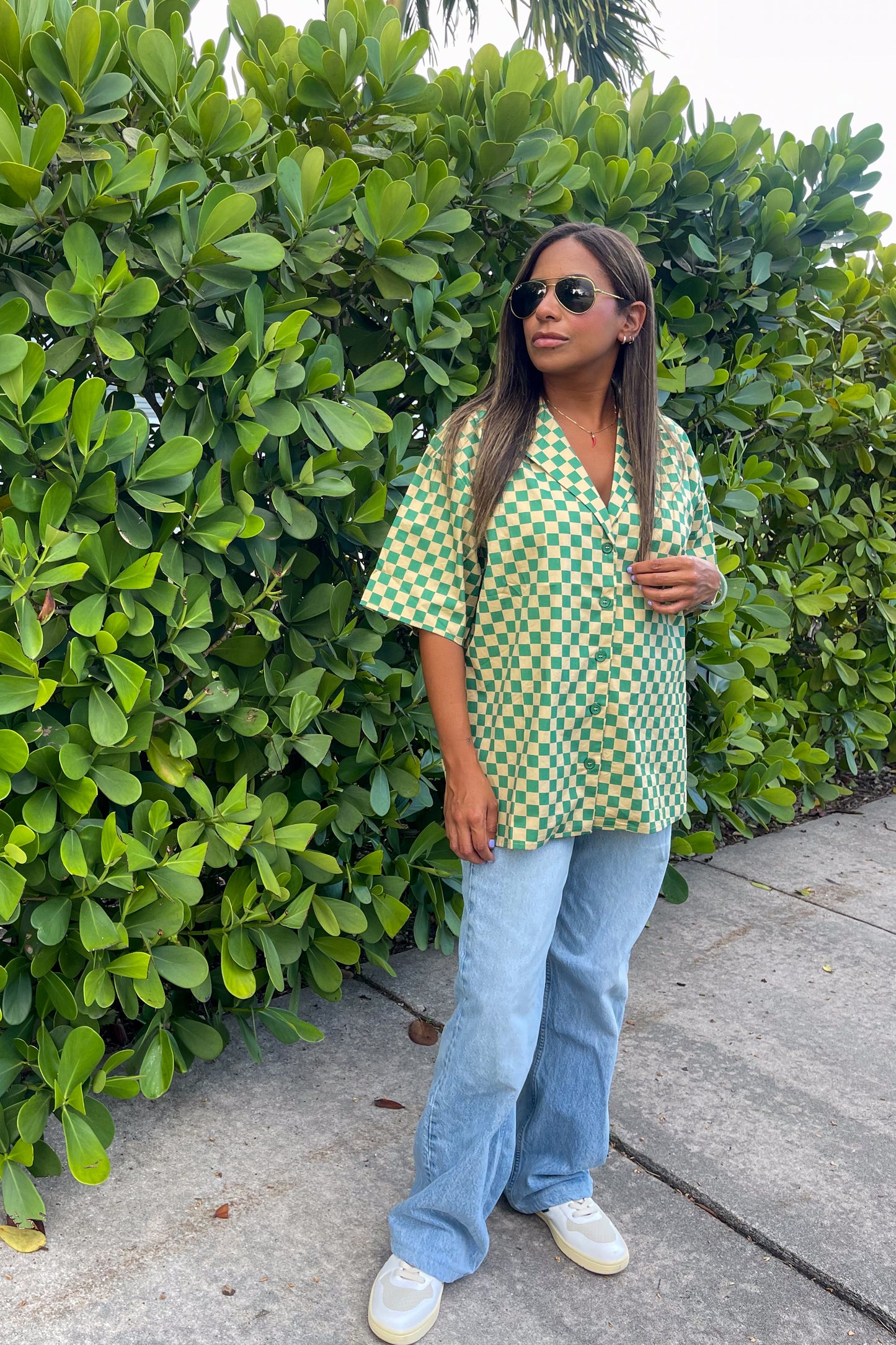 Loiza Short Sleeve Boyfriend Shirt - NEW WARDROBE? 40% DISCOUNT AT CHECKOUT!