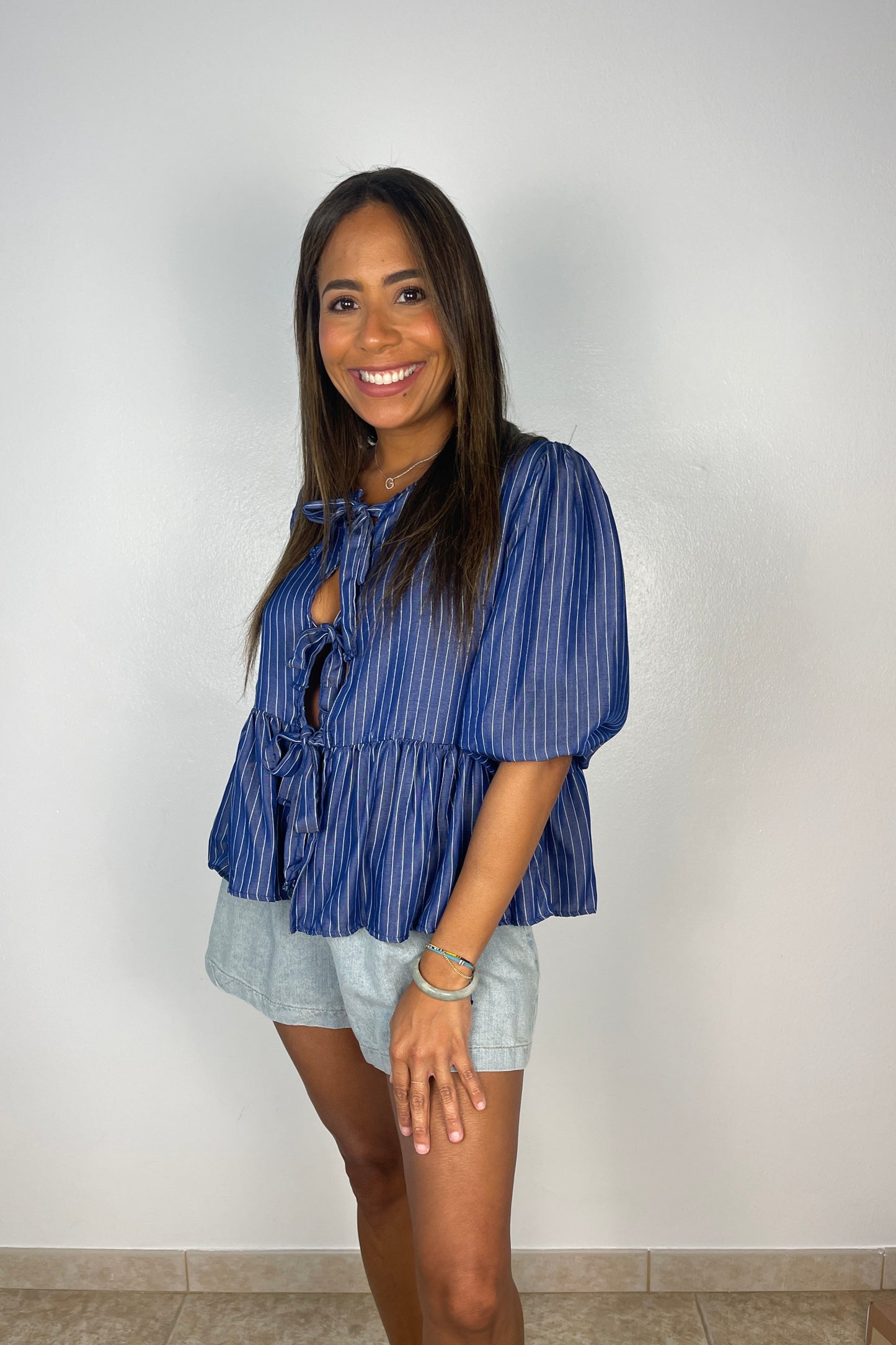 Striped Surprise Top - NEW WARDROBE? 40% DISCOUNT AT CHECKOUT!