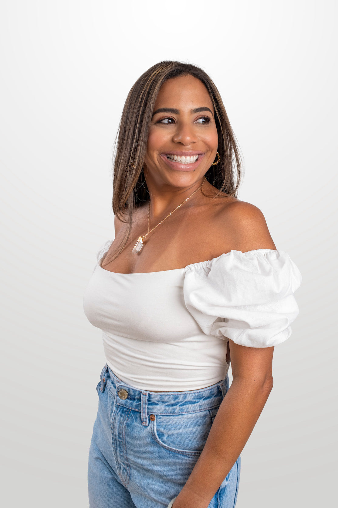 Rincon Puff Open Back Crop Top - NEW WARDROBE? 40% DISCOUNT AT CHECKOUT!